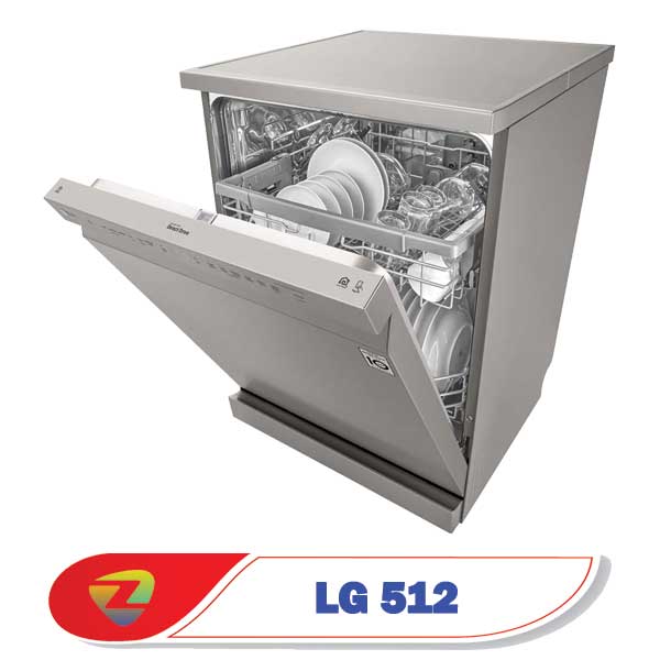 ماشین ظرفشویی ال جی 512 ظرفیت 14 نفره DFB512FP