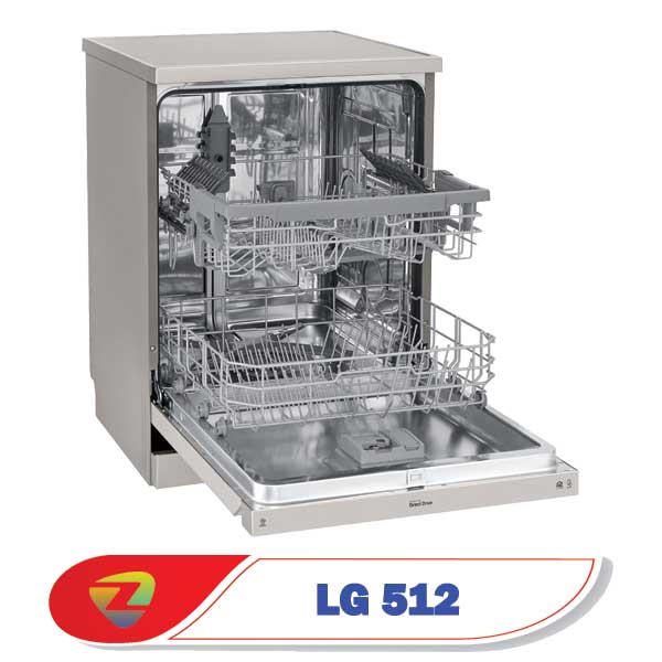 ماشین ظرفشویی ال جی 512 ظرفیت 14 نفره DFB512FP