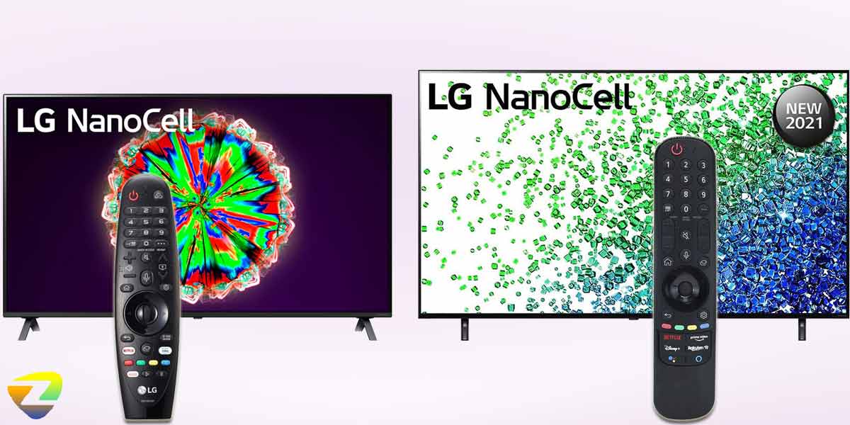 مقایسه تلویزیون نانو 80 2021 و مدل 2020
