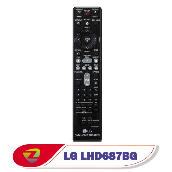 سینما خانگی ال جی 687 سیستم صوتی LHD687BG توان 1250 وات