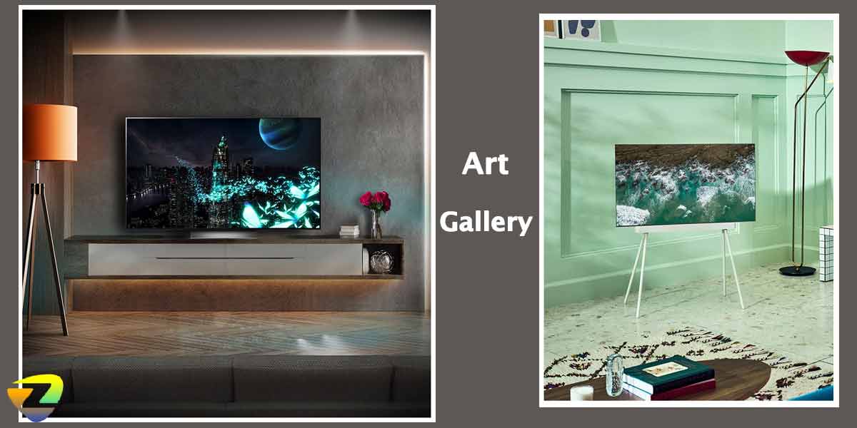 پایه Art Gallery در تلویزیون ال جی C2