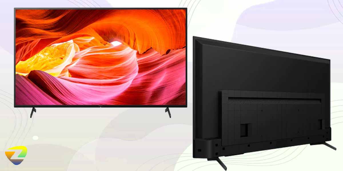 طراحی زیبا و مدرن تلویزیون سونی X75K