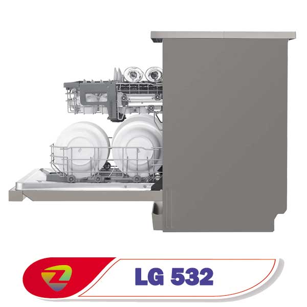 ماشین ظرفشویی ال جی 532 ظرفیت 14 نفره DFC532FP