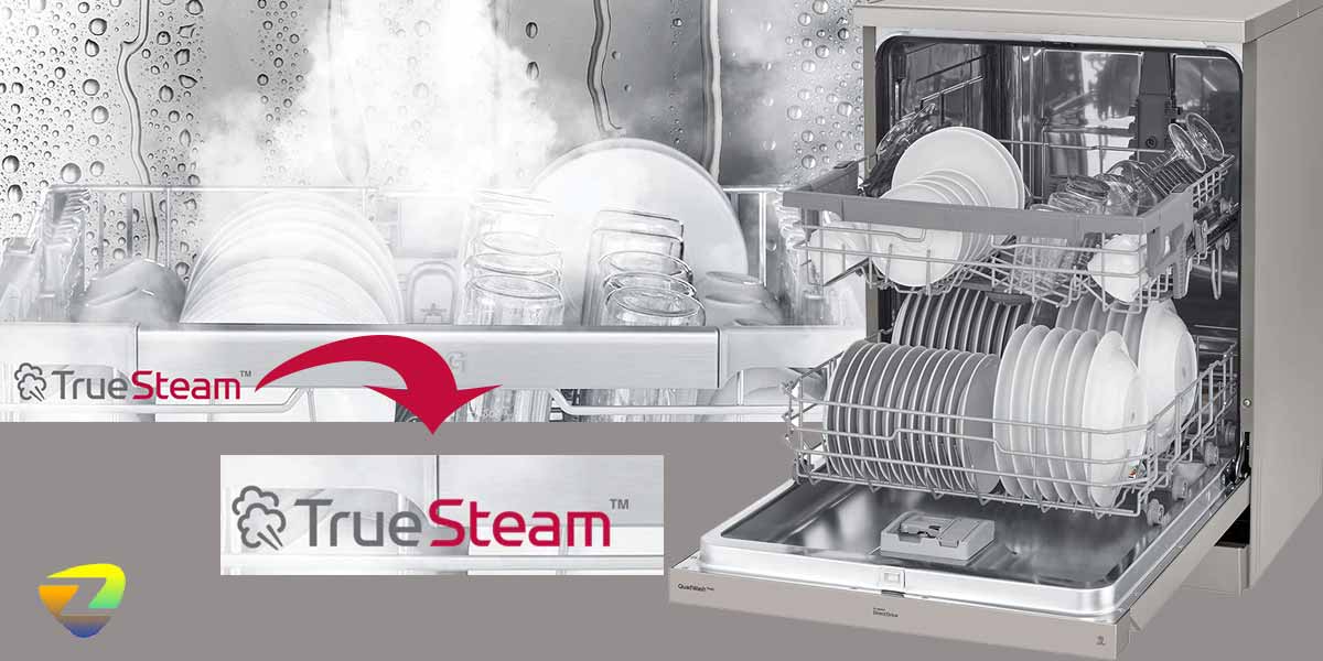 برنامه ی جذاب و کاربردی TrueSteam در ظرفشویی LG مدل 532