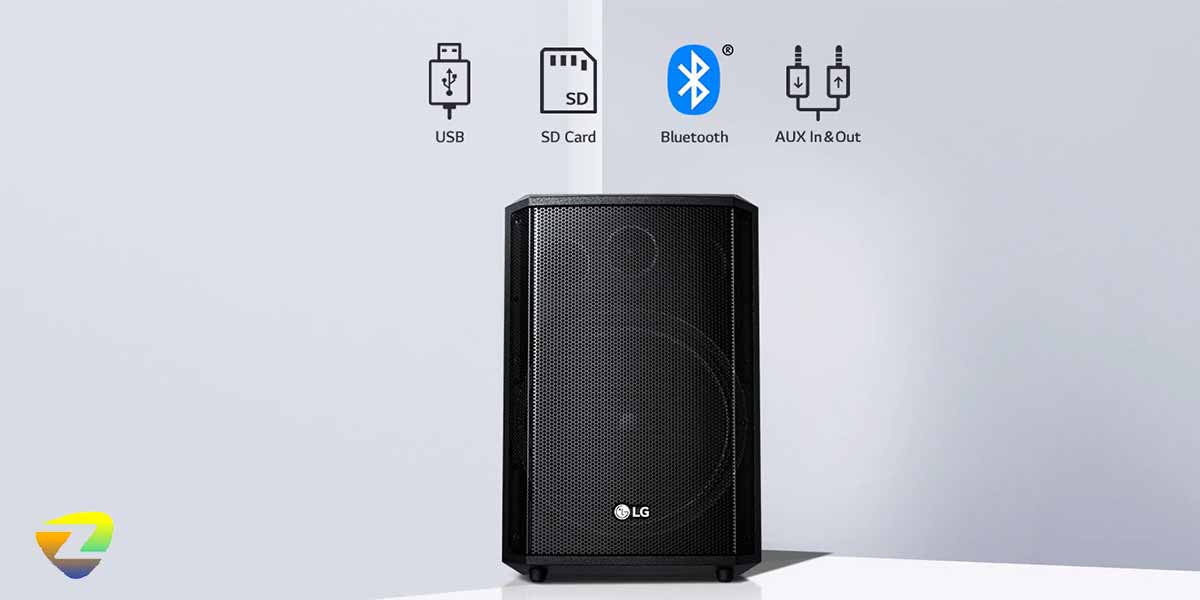 پورت ها و راه های ارتباطی سیستم صوتی RM2 برند ال جی 