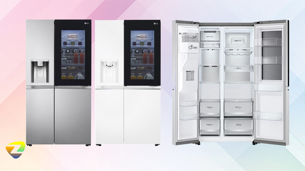 ظاهر شیک یخچال فریزر ال جی X267