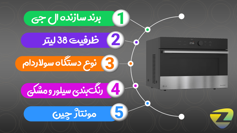 مشخصات سولاردام ال جی 3885