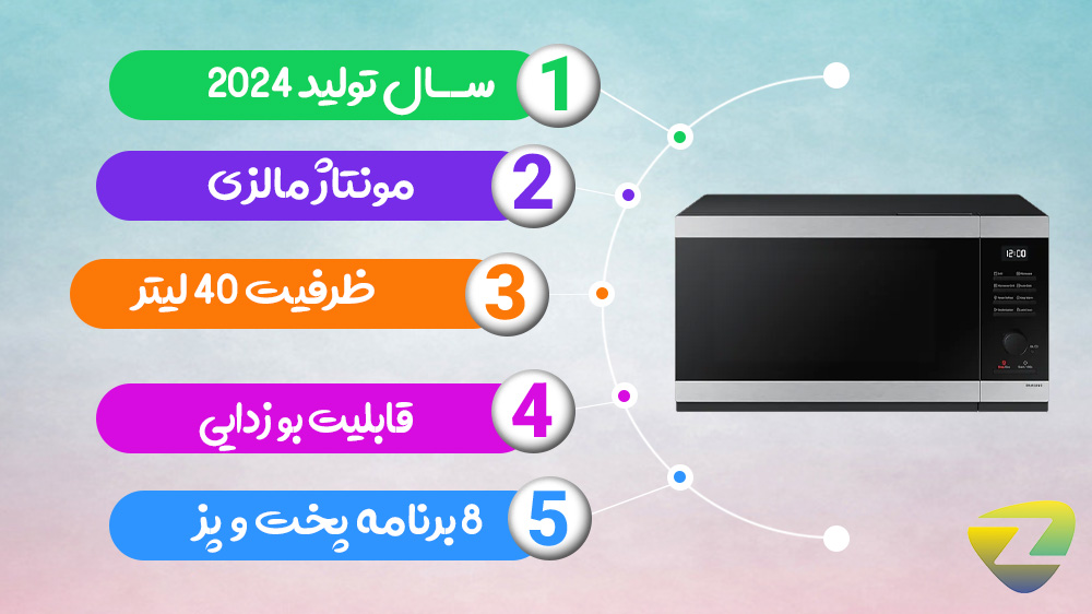 مقدمه و آشنایی با مایکروویو سامسونگ 5524